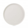 Assiette plate en porcelaine - 22cm - Blanc