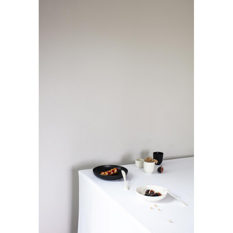 Assiette Plate Porcelaine Noire 24 cm Adélie Revol :achat, vente - Cuisine  Addict