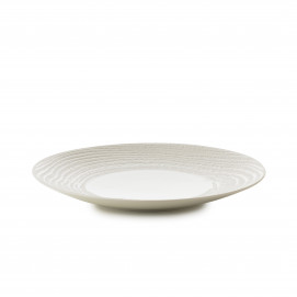Assiette plate en porcelaine - 31cm - Blanc