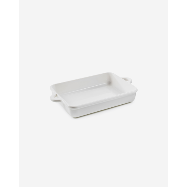 RECTANGULAR DISH - BOMBANCE - 34CM OVEN - Alabaster white