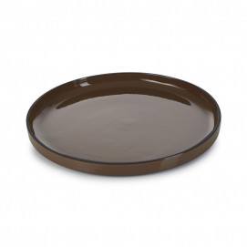 Assiette plate en porcelaine - 26cm - Tonka