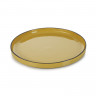 Assiette plate en porcelaine - 28cm - Curcuma