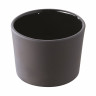 Pot en porcelaine - 15 cl - Noir