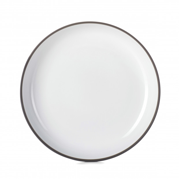 Assiette creuse en porcelaine - 27 cm - Blanc