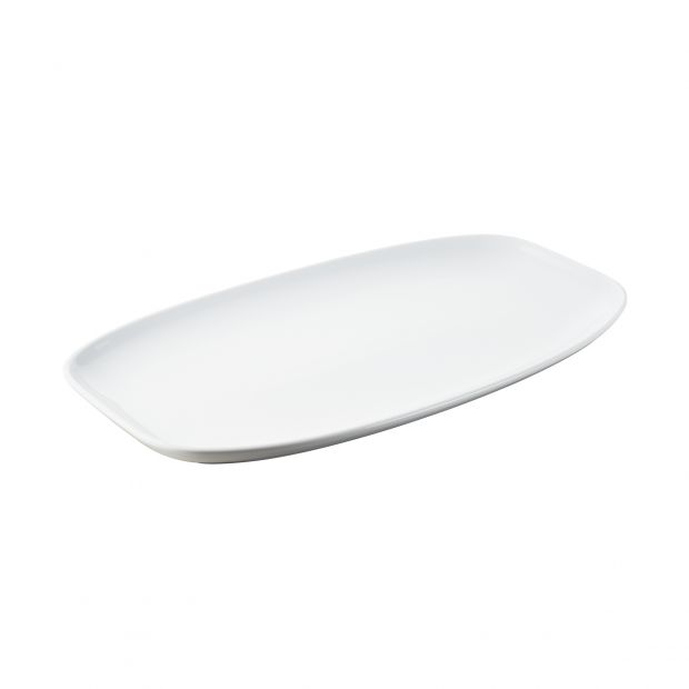 Assiette plate en porcelaine - 36cm - Blanc
