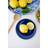 Assiette Plate en Porcelaine Equinoxe Edition Collector - Bleu Nuit - 16 cm & 31 cm