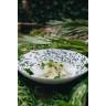 Assiette fond plat en porcelaine - Rain forest