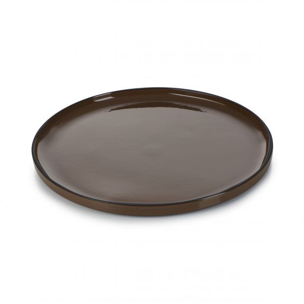 Assiette plate en porcelaine - 30cm - Tonka