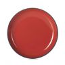 Assiette creuse en porcelaine - 23 cm - Rouge