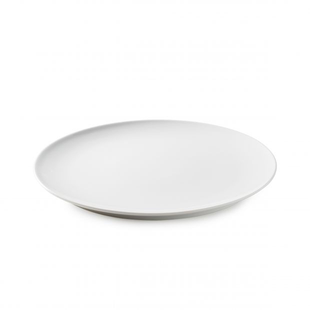 Plat en porcelaine - 31 cm - Blanc