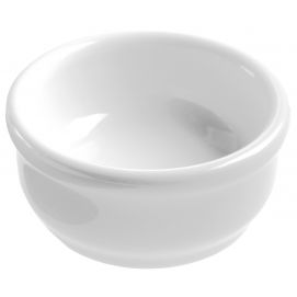 Beurrier en porcelaine - 3 cl - Blanc
