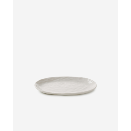 YLI ASSIETTE OVALE 24.5CM - Blanc