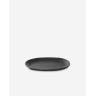 YLI ASSIETTE OVALE 24.5CM - Noir