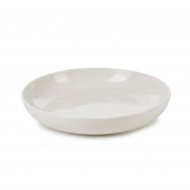 Assiette creuse en porcelaine - 23cm - Blanc