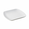 Assiette plate en porcelaine - 20,8cm - Blanc