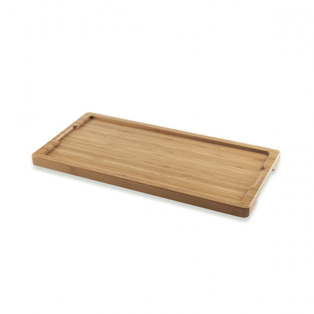 Plateau rectangulaire en bois - 40 cm