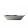 Assiette creuse en porcelaine - 21cm - Bleu