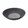 Assiette creuse en porcelaine - 24cm - Gris