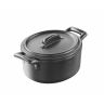 Cocotte en porcelaine - 8cl - Noir