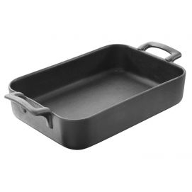 Plat profond en porcelaine - 34cm - Noir