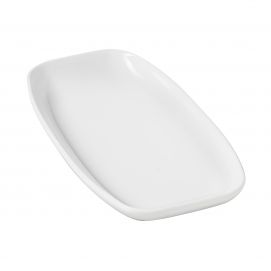 Assiette plate en porcelaine - 24cm - Blanc