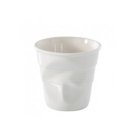 Gobelet froissé en porcelaine - 33 cl - Blanc