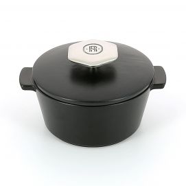 Cocotte en porcelaine - 13 cm - Noir