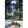 Cloche et socle en verre - 20 cm