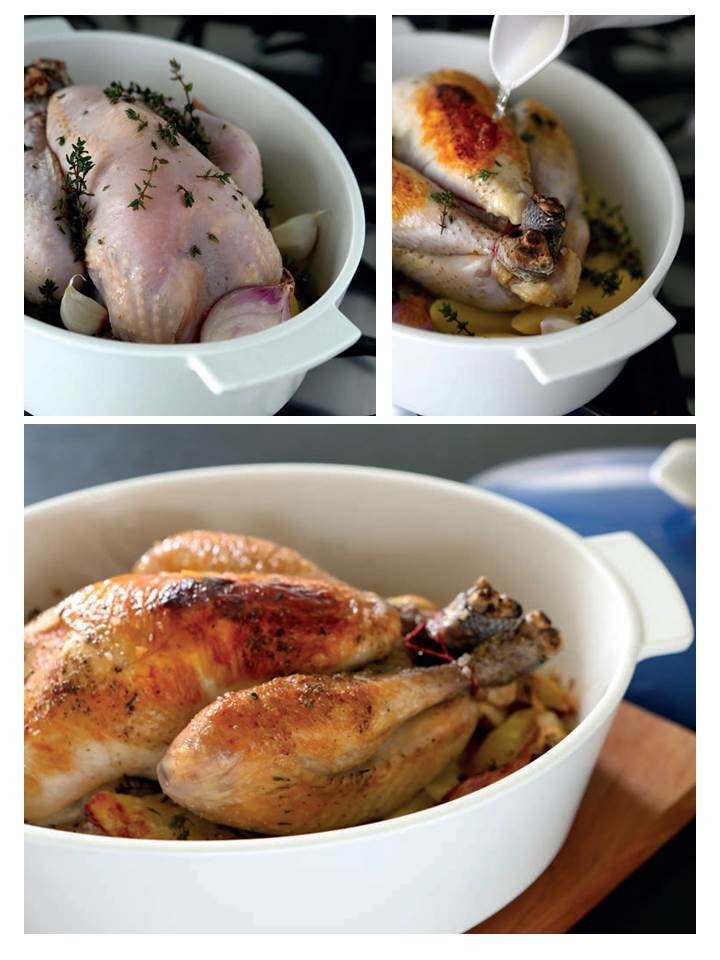 Roast chicken