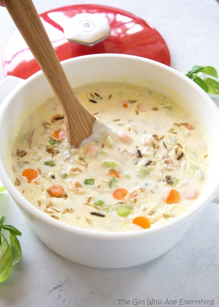 CREAMY CHICKEN AND WILD RICE SOUP by the girl who ate everything